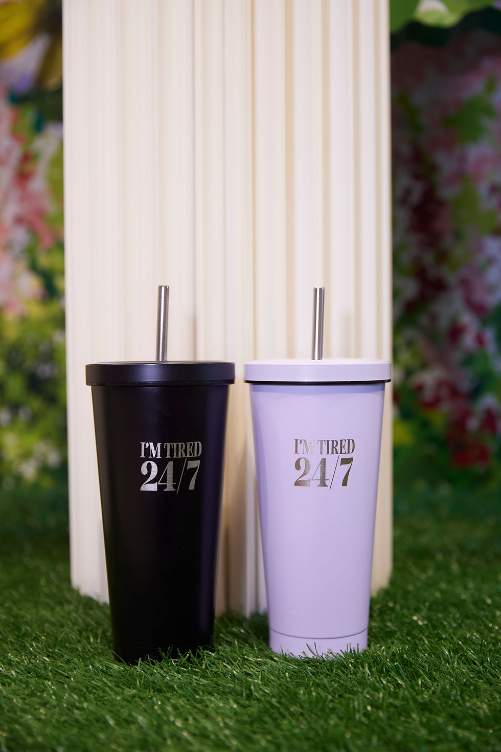 【MLD Lupus Reimagined 2025系列|I’M TIRED 24/7不銹鋼真空隔熱保冷保溫杯 750ml(型格黑/夢幻紫)】