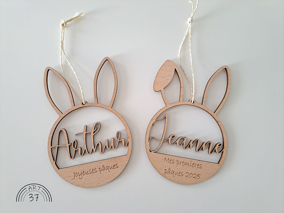 Miniature : Suspension "lapin" personnalisée