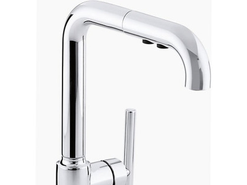 Kohler Purist Single Handle Pull Out Spray Kitchen Faucet Eko