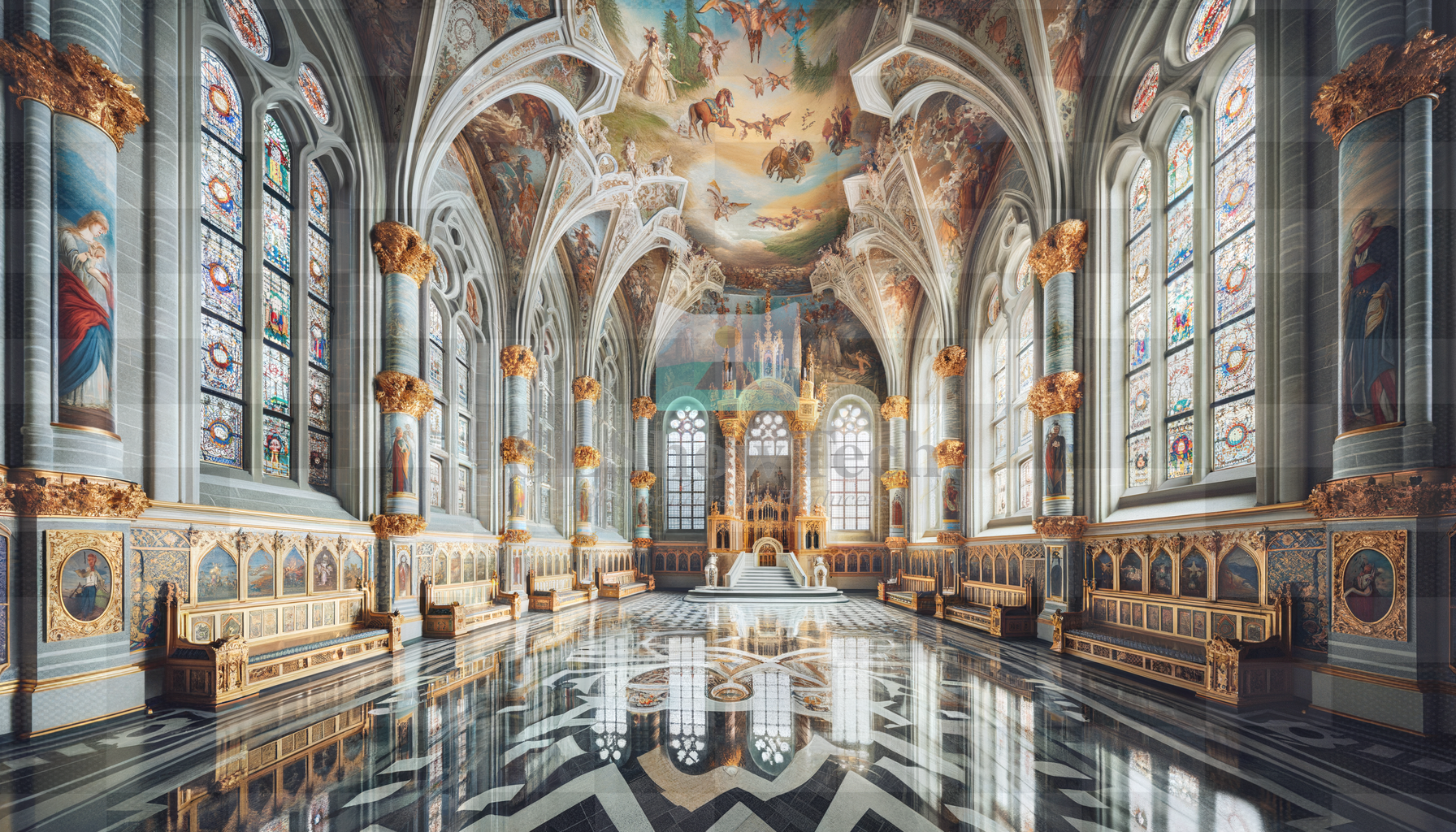 Scenic Projection Images for Beautiful Castles From Around The World