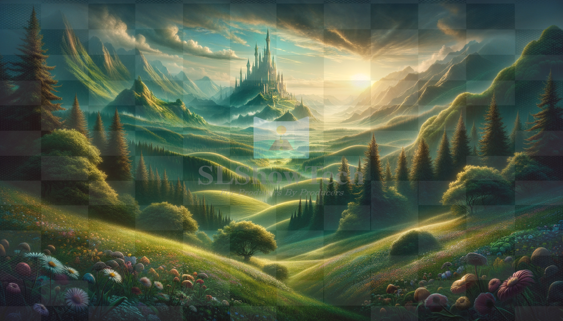 Scenic Projection Images for Between the Lines