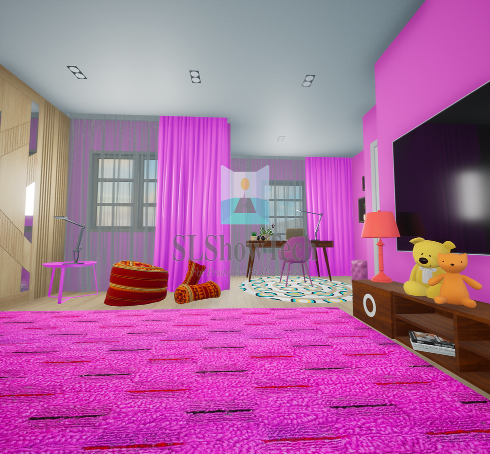 Thumbnail: Mean Girls Scenic Projections - Bedroom