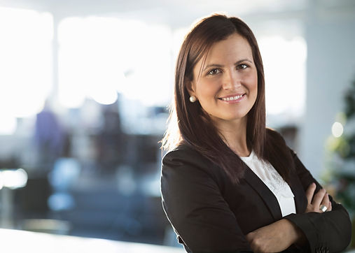 Donna professionale sorridente