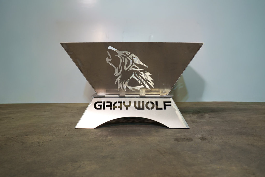 Gray Wolf Garage Fire Pit 2