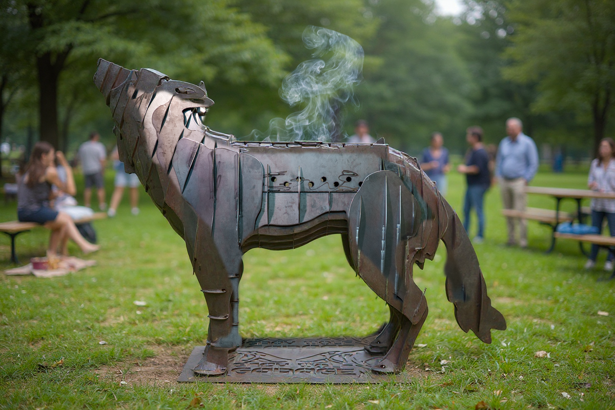 GrayWolf Garage Wolf BBQ Grill