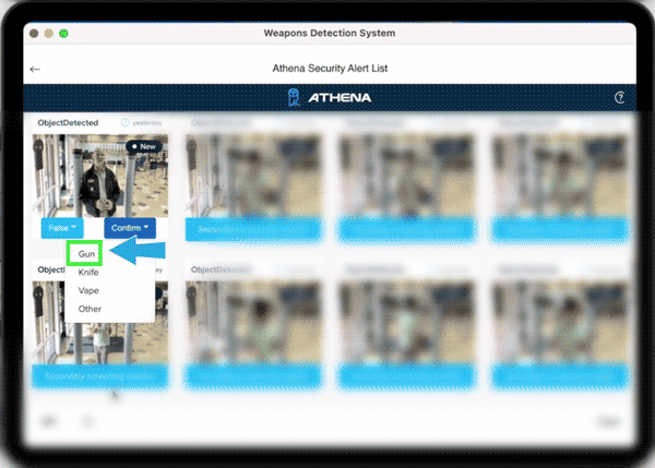 Weapons Detection System Incident Reponse Reporting