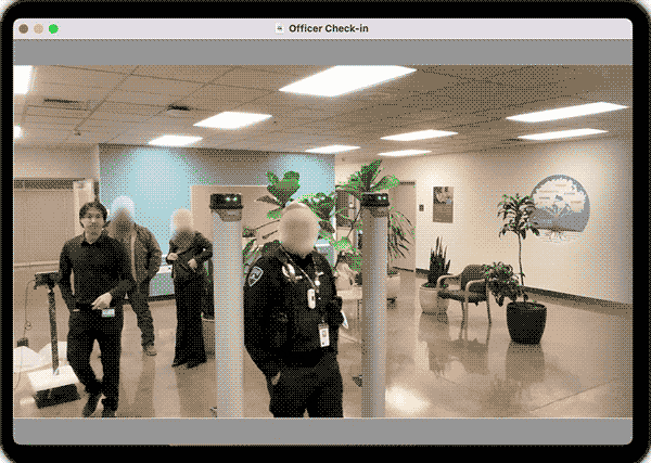 Weapons Detection System Officer Check-in