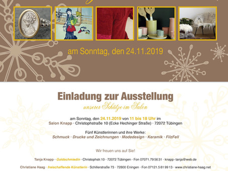 Schätze im Salon in Tübingen 24.11 ⛄