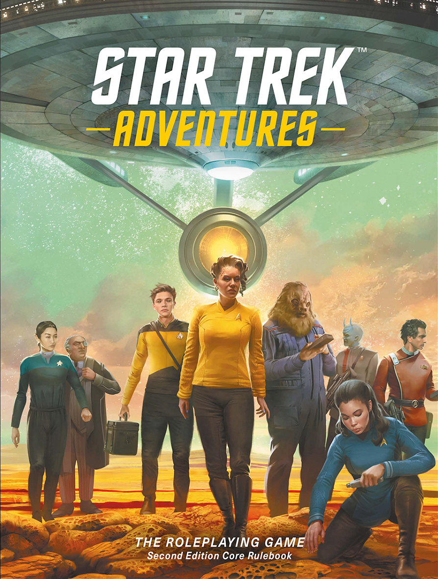 Tabletop rollenspelbespreking: Star Trek Adventures - The Roleplaying Game: Second Edition Core Rulebook