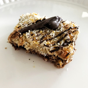 samoa sheet cake