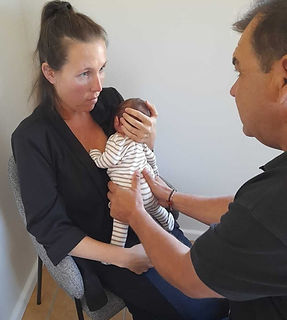 Plettenberg Bay chiropractor Dr Warren van Zyl offering gentle infant chiropractic support for babies with colic