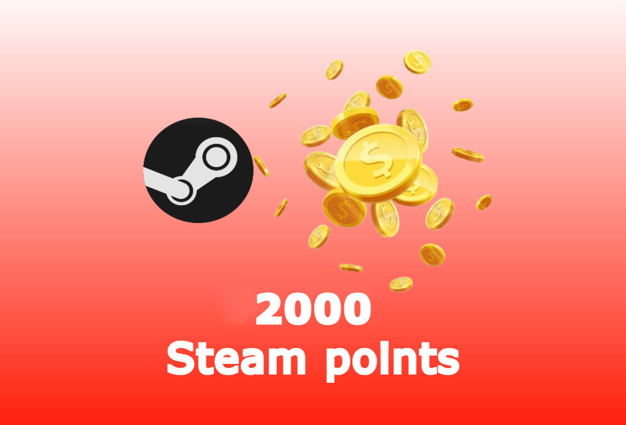 2000 Steam Points | Prompt Trade | Warranty