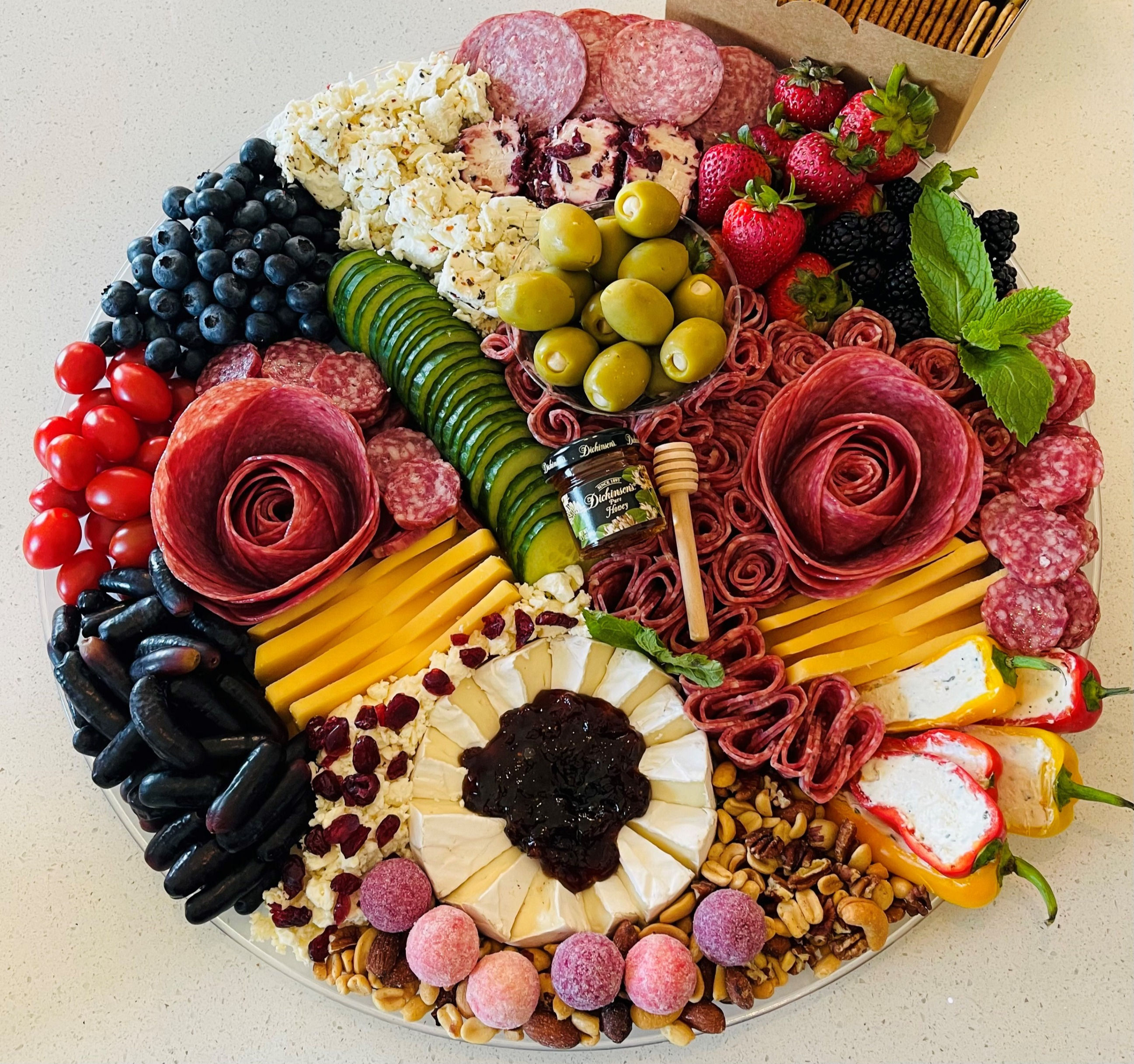 X-Large Charcuterie Tray (Serves 16-18)