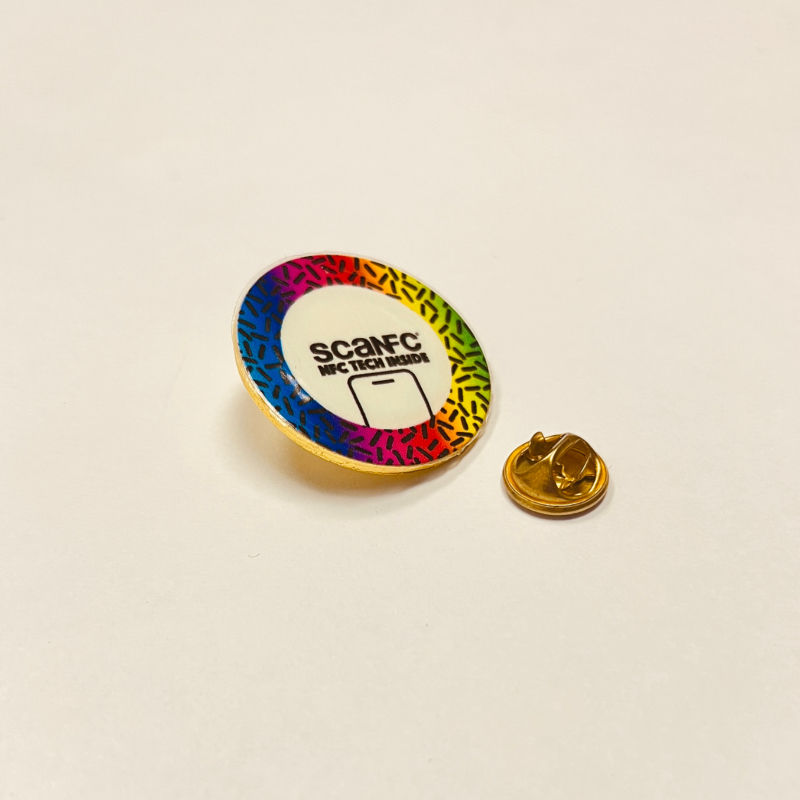 NFC Lapel Pin Badge