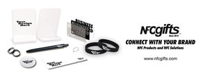 Maximize Trade Show Leads with NFC Promotional Products like Fridge Magnets, Pin Badges, and Pens