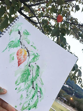 8. First drop of color, 2019, Nagano 210 x 210 mm-min.jpg