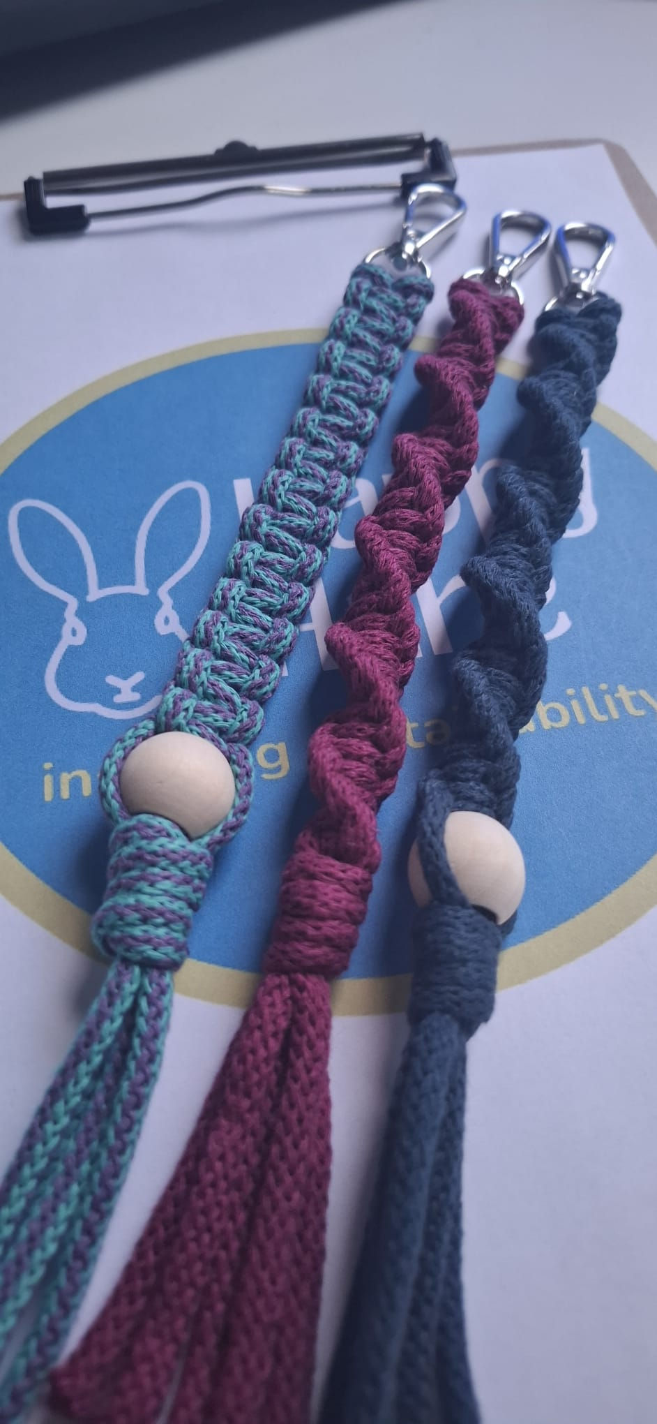 Macrame KeyRing making Pop up w/ Happy Hare