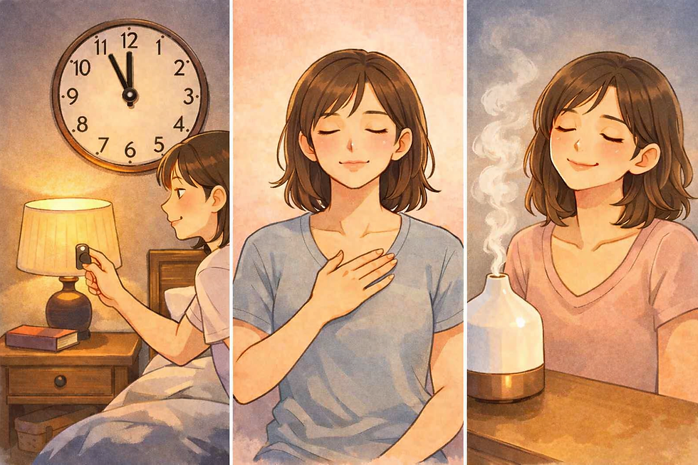 PMSのイライラや不眠を整えるナイトルーティンとリラックス習慣