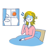 夏の冷え　寝た気がしない　睡眠トラブル