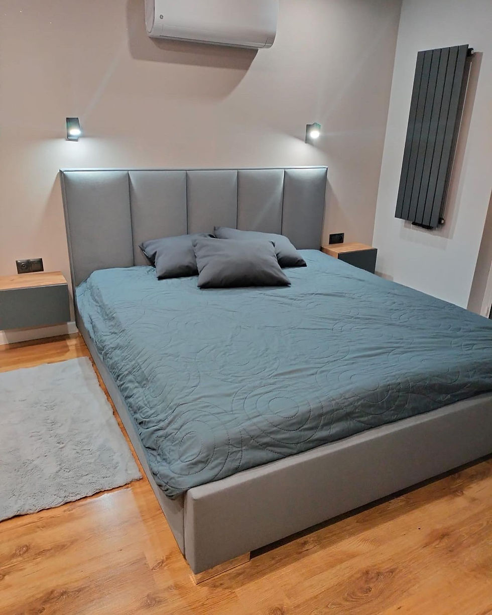 Miniatura: Łóżko Naroca z pojemnikiem I grupa tkanin