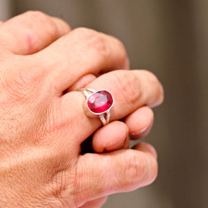 Thumbnail: manik silver ring3