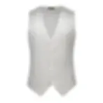 Miniature : 2026 Men's Red Sleeveless Suit Vest, Korean Slim Hot Stamping Printed Vests,