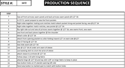 Production Sequence - Pant