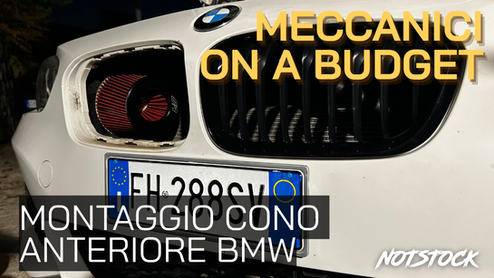 Montaggio di un filtro a cono dietro al rene anteriore di una bmw F20, un piccolo tutorial per rende accesibile a tutti il tuning!