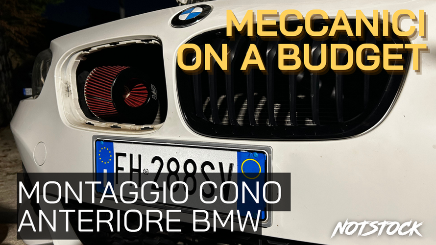 Montaggio di un filtro a cono dietro al rene anteriore di una bmw F20, un piccolo tutorial per rende accesibile a tutti il tuning!