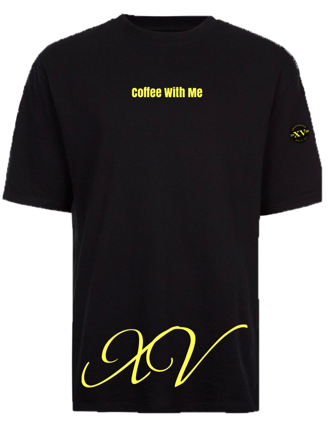 T-shirt noir Coffee With Me SS2021
