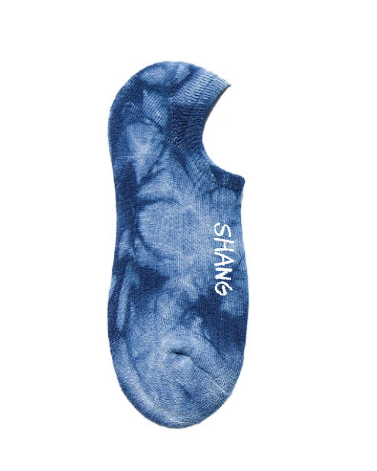 ภาพขนาดย่อ: Blue Tie Dye Ankle Socks