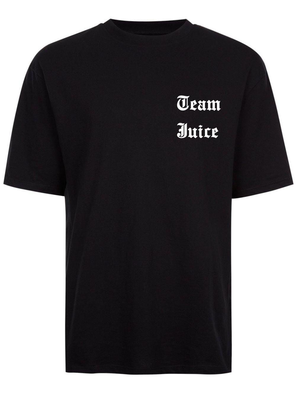 TEAM JUICE Classic 2. Kollektion Schwarzes T-Shirt
