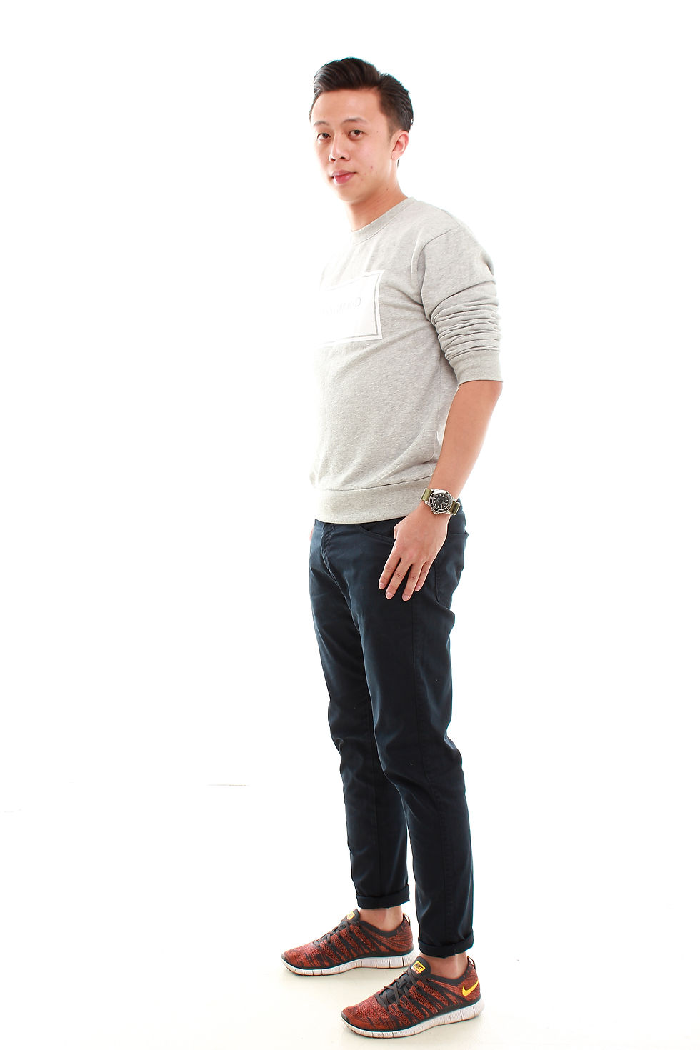 Miniaturbild: Klassisches Sweatshirt Grau