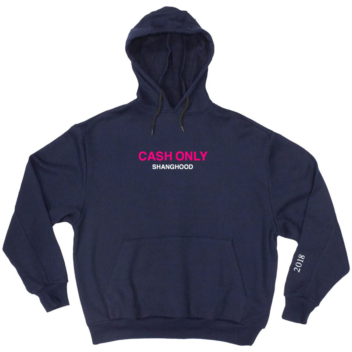 CASH ONLY Navy Blue Hoodies