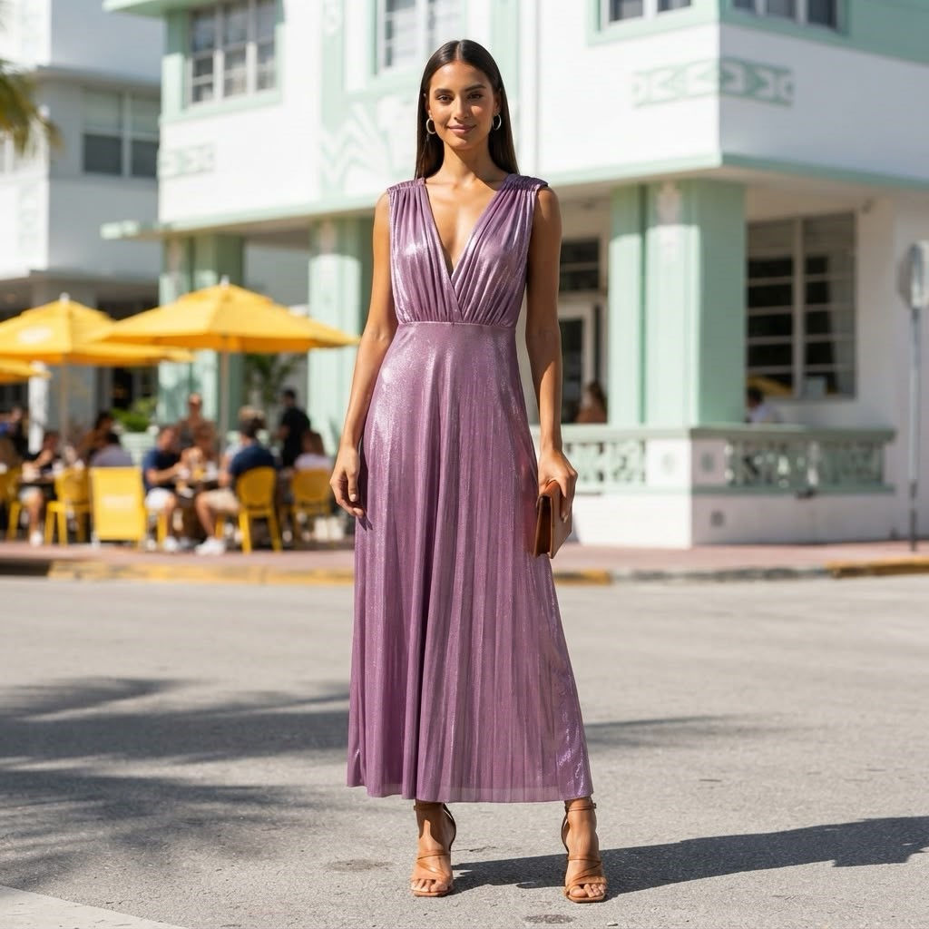 Glossy dress