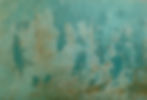 old paint on corroded metal
