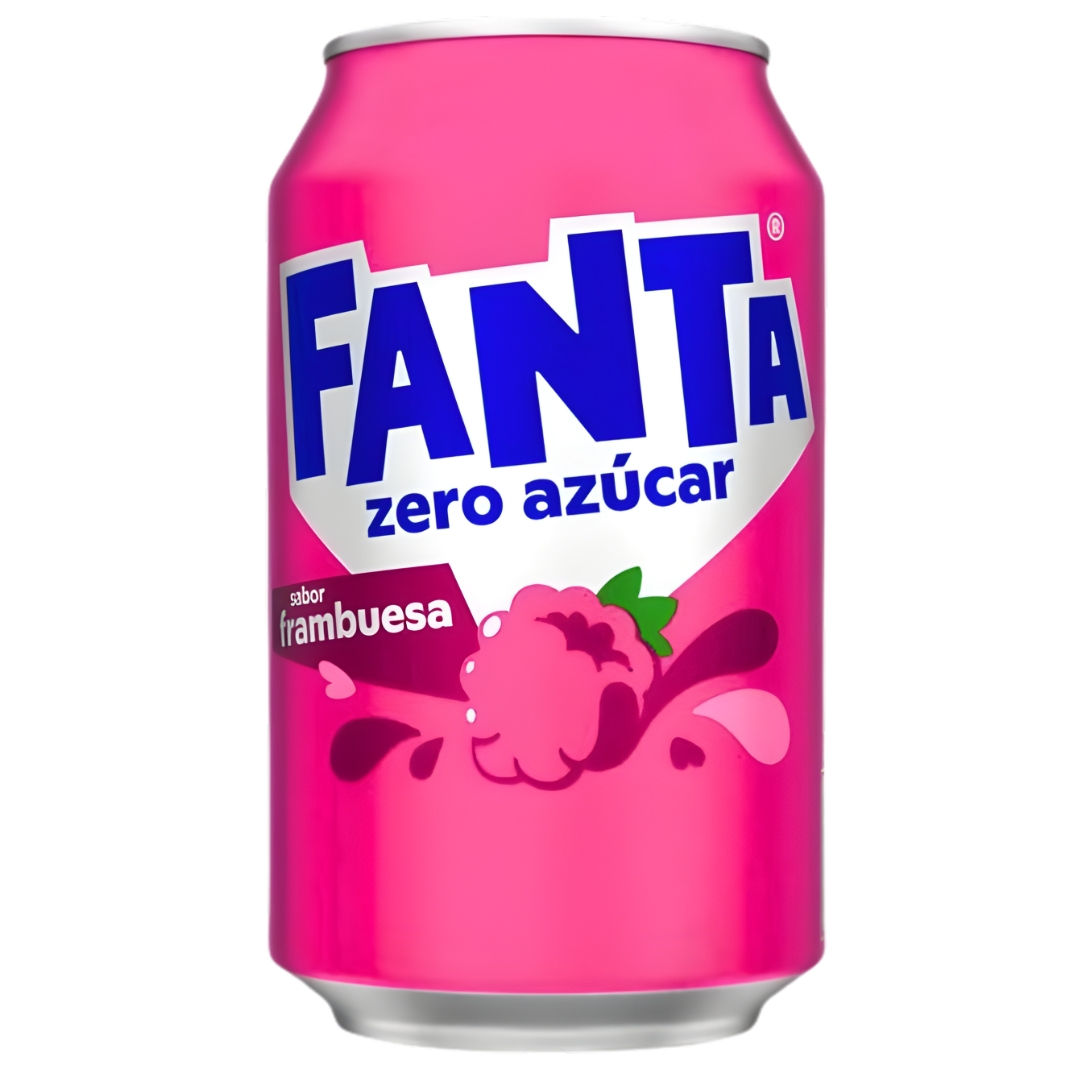 Fanta Frambuesa Zero Sugar