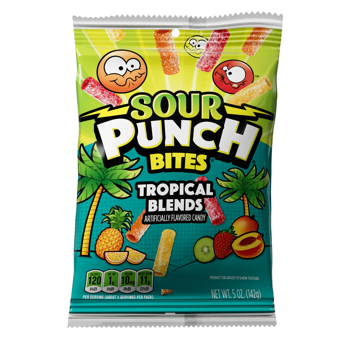 Sour Punch Bites Tropical