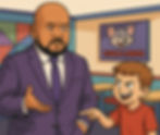 This kid didn't heckle-he launched a full investigation.