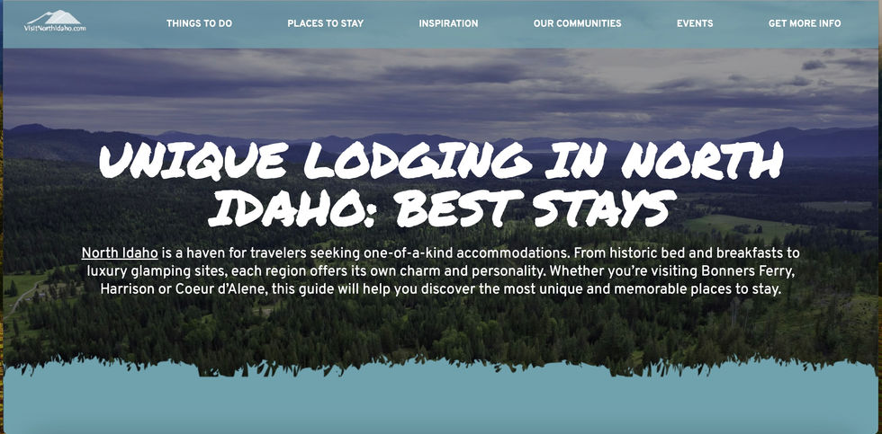 Unique Lodging in North Idaho: Best Stays