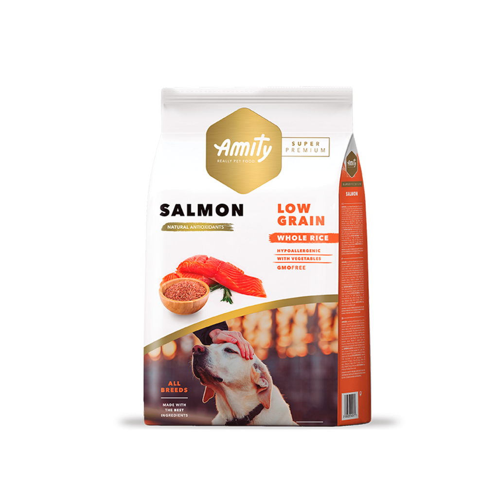 Amity Dog Adulto Salmón 14kg – Alimento Premium para Perros Adultos