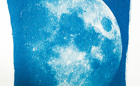 Lune bleue - extrait de mes "Rêveries sur le Cosmos"