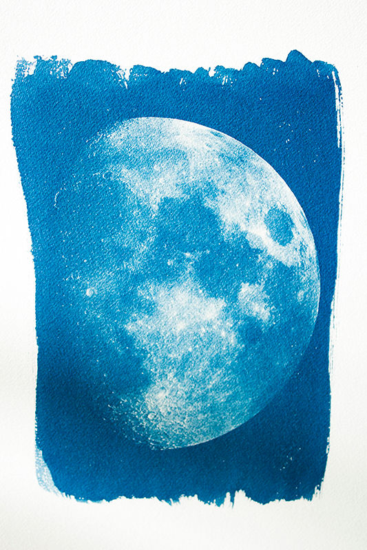 Lune bleue - extrait de mes "Rêveries sur le Cosmos"