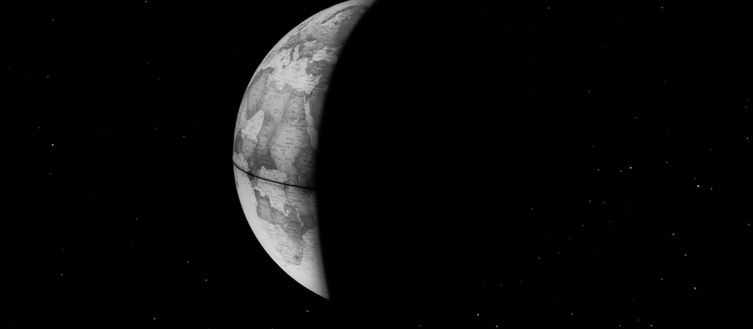 planete terre, rêveries cosmiques, globe, surréalisme, photographie