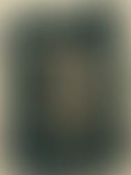 Cyanotype sur feuille de papier à musique - teinté au thé noir