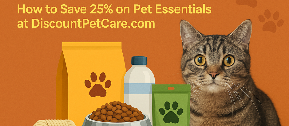 The Purr-fect 10–10 Sale: How to Save 25% on Pet Essentials at DiscountPetCare.com