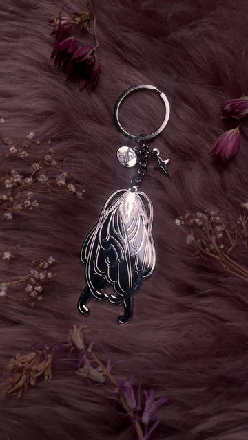 Thumbnail: MOTH & STAR  - keychain