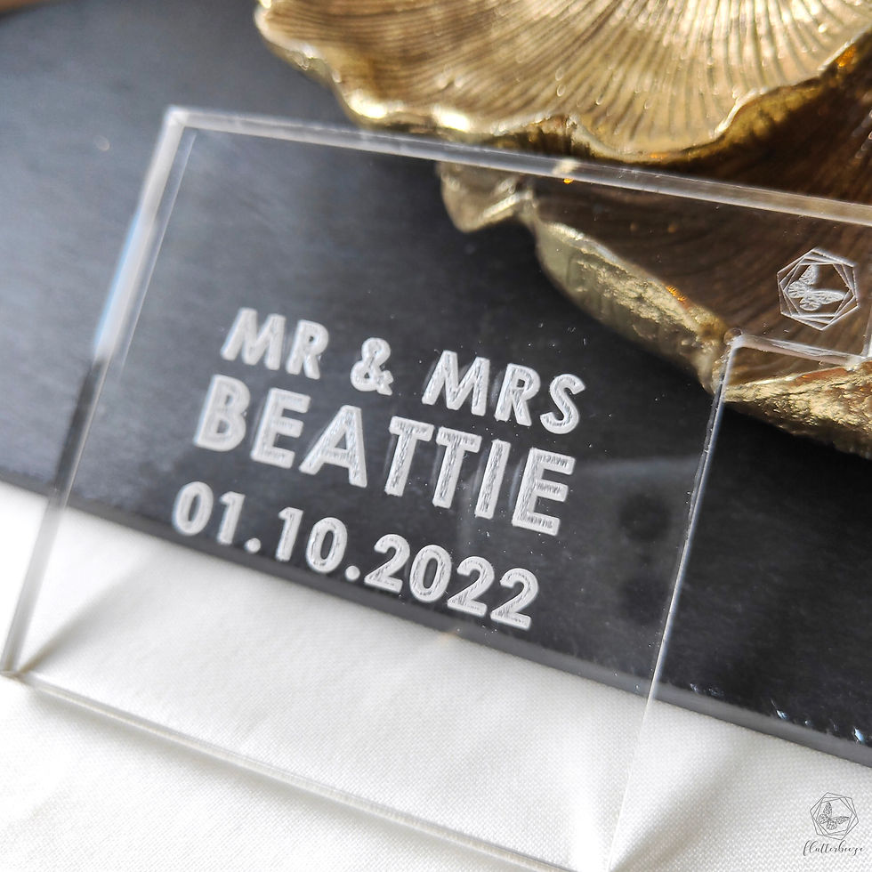 Thumbnail: Wedding name and date - Embosser
