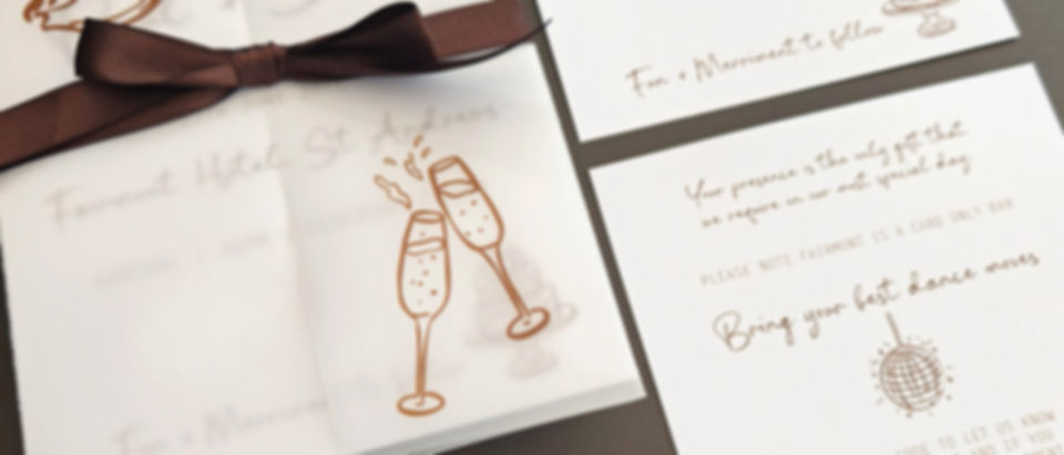 Whimsical Mocha Invite