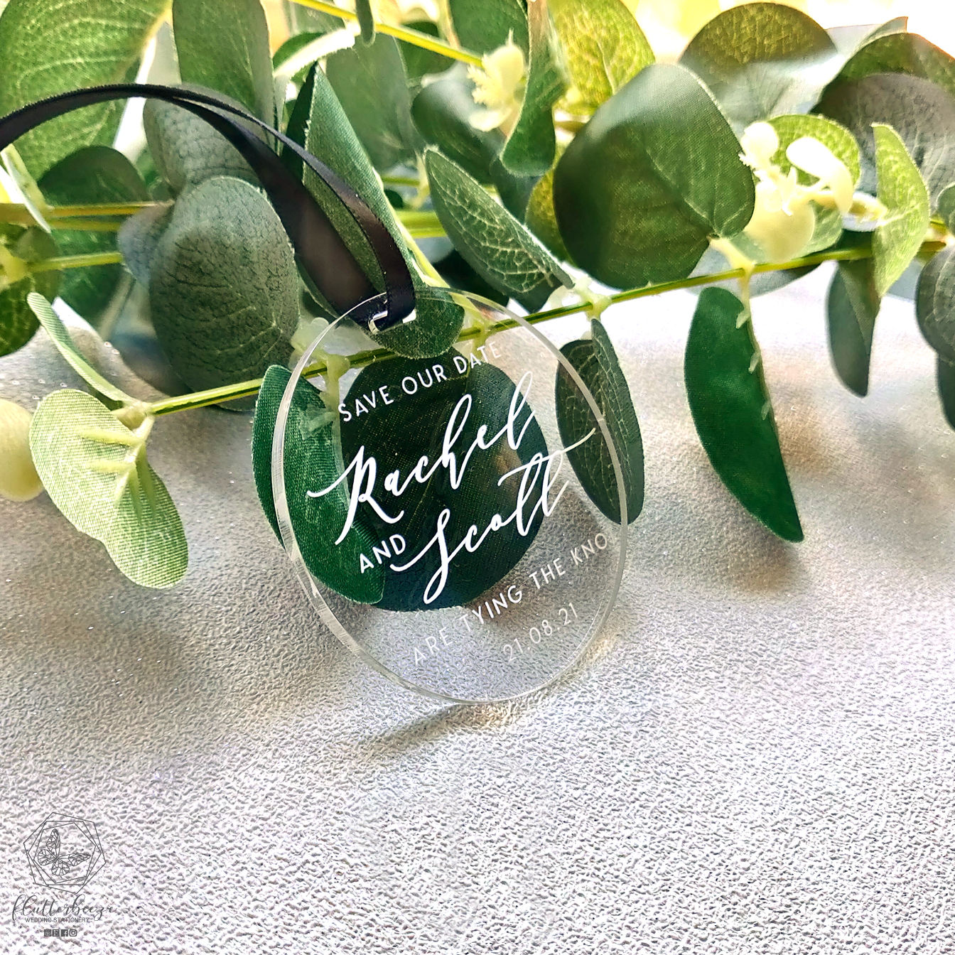 Acrylic Save the Date